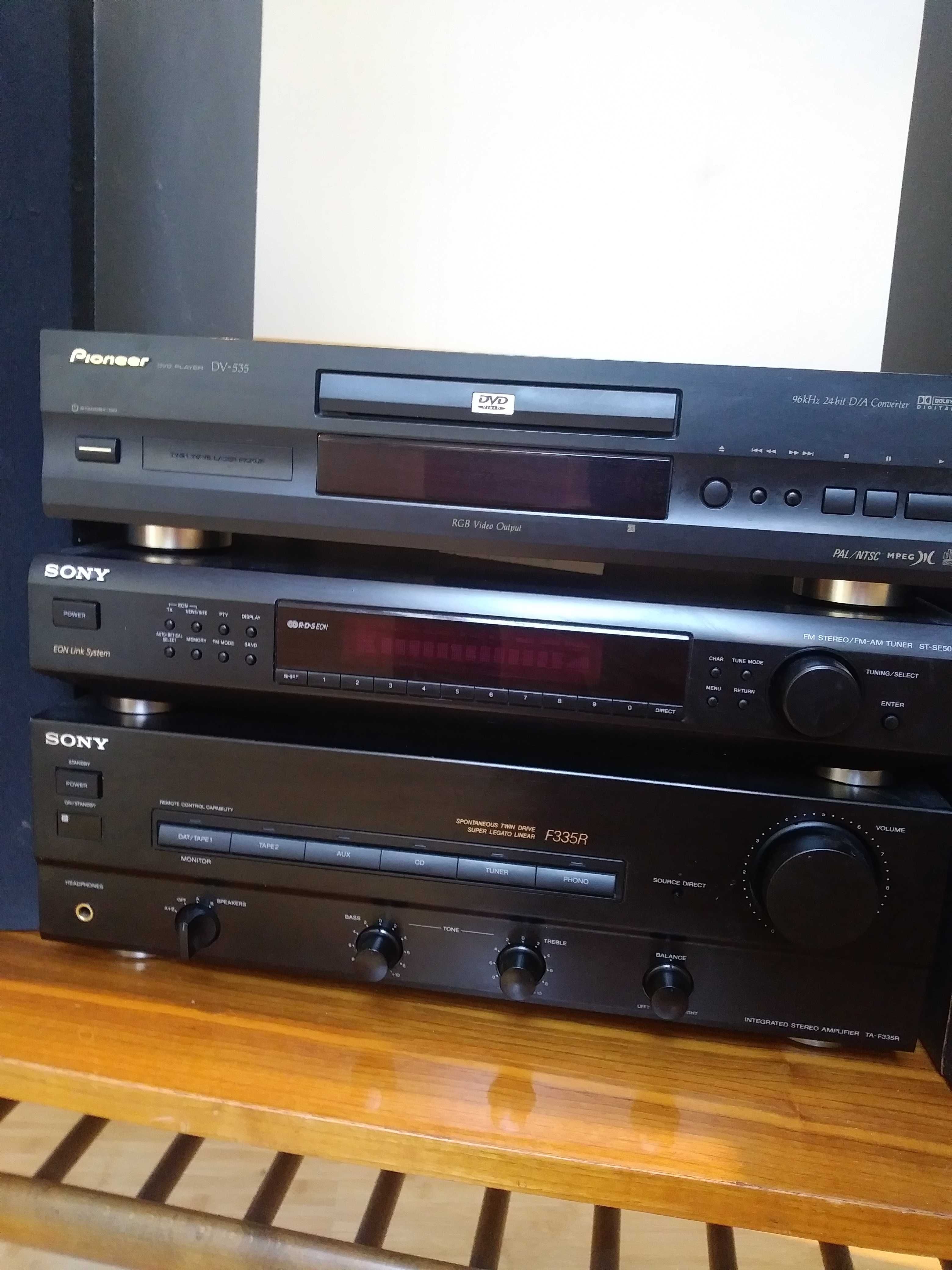 wieża sony + pioneer