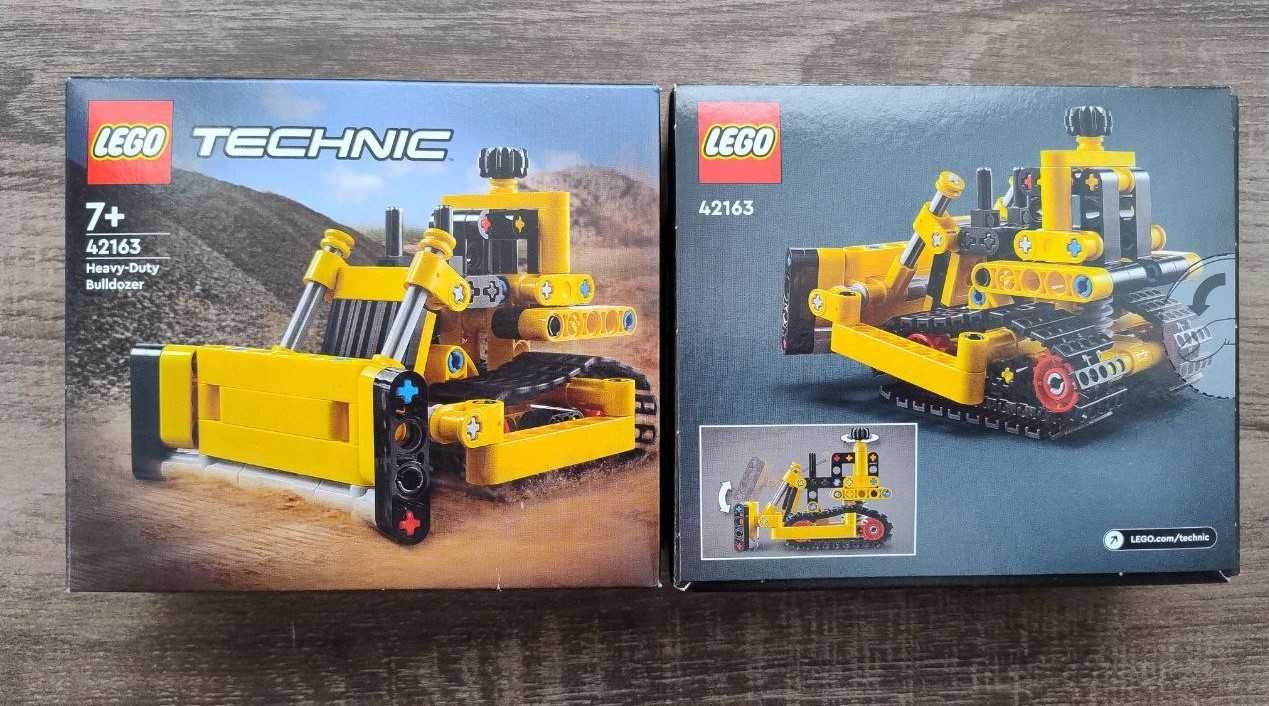 Конструктор LEGO Technic 42163 Сверхмощный бульдозер (195 деталей)