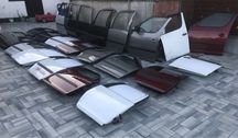 Двері ліві перед , дверь ліва задня skoda roomster 9102 срібло, замок