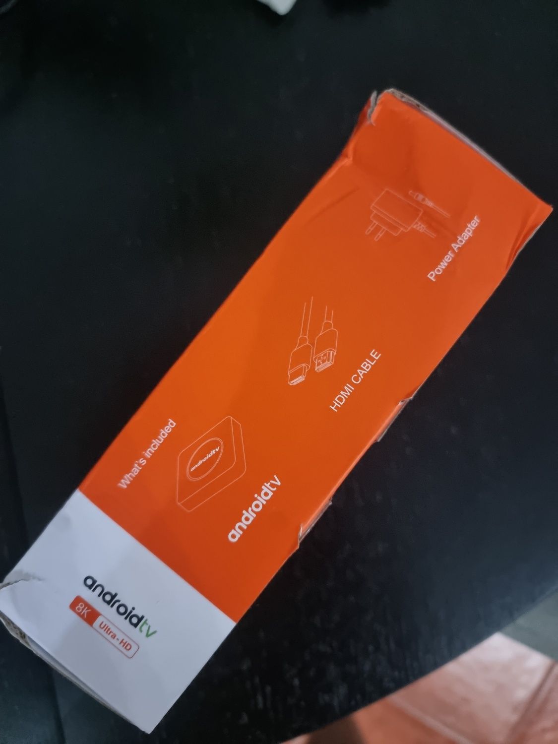TV Box Android Mortal Q1 8K UHD, Android 14.0, Netflix em caixa