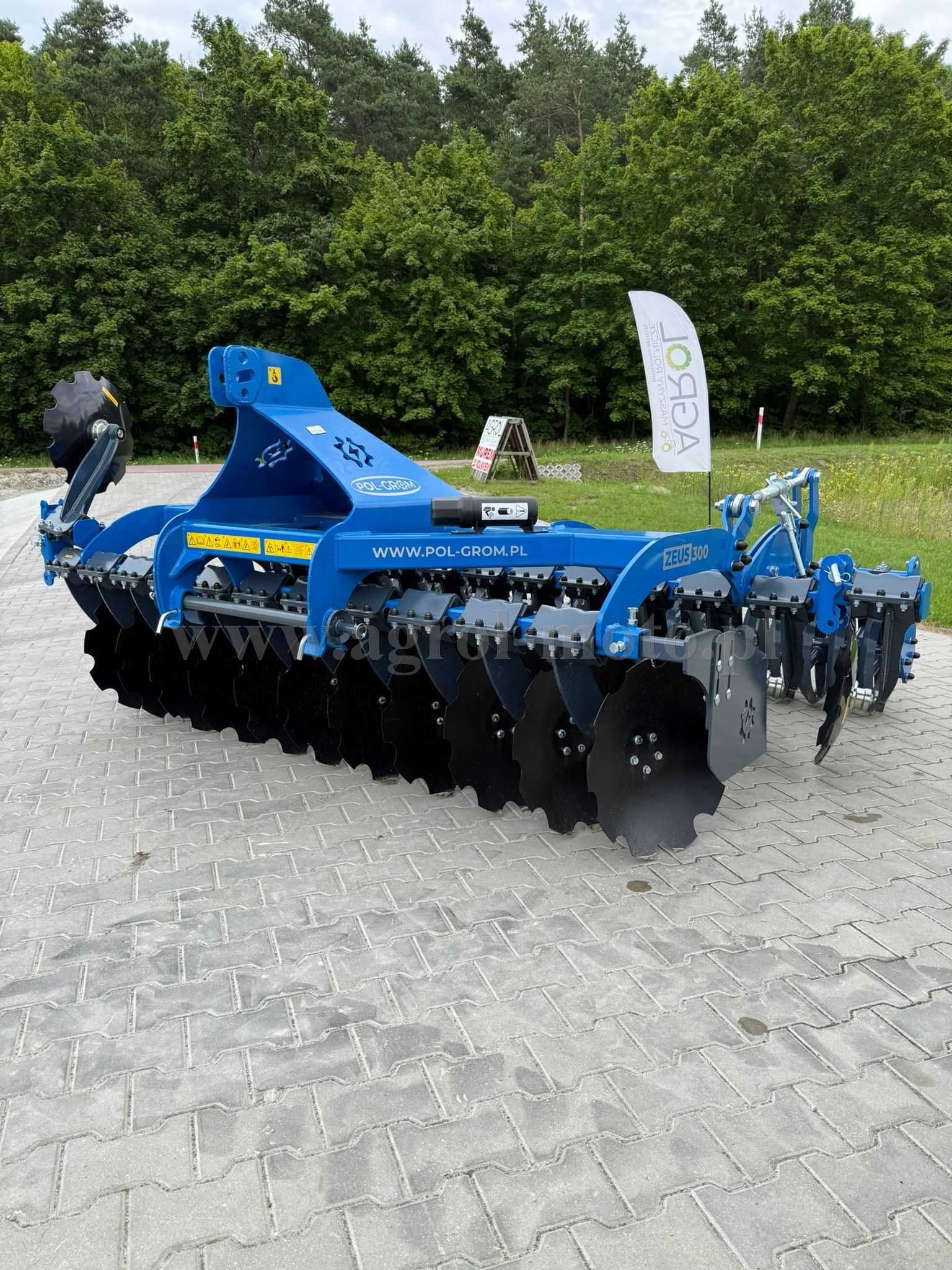 Agregat talerzowy Brona POL GROM 2.5 - 3m. AGRO FACTORY INTER TECH