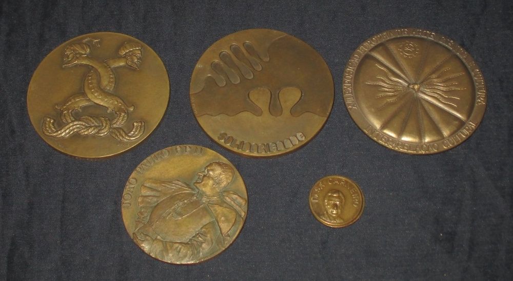 Colecção de Medalhas de bronze