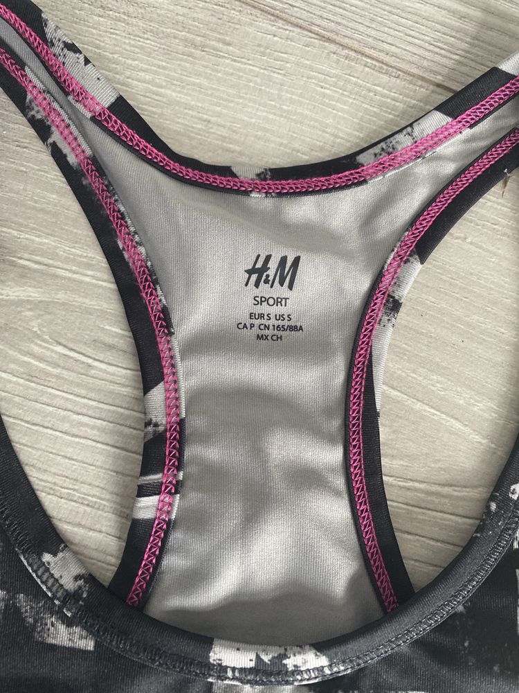 H&M koszulka na ramiaczkach silownia fitnes S