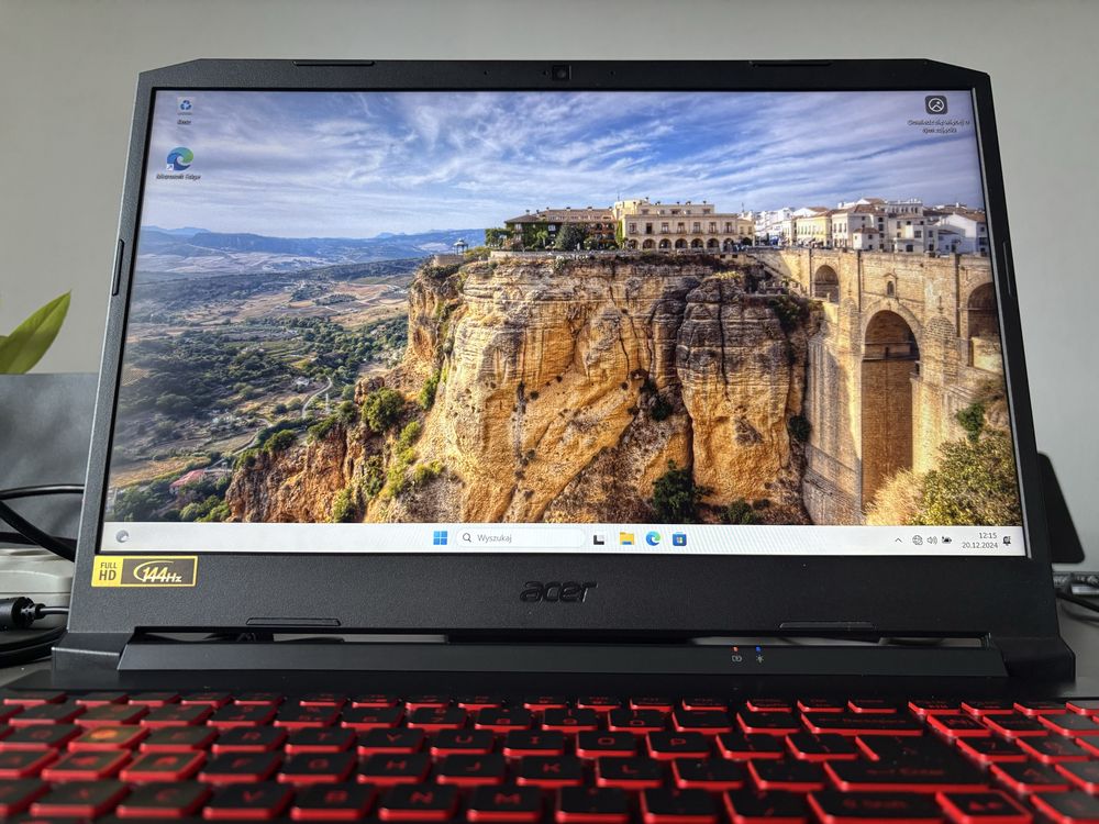 Laptop Acer nitro 5 czarny mat