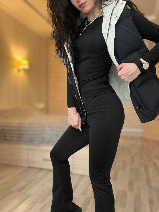 Лосини лосіни кльош дайвінг на флісі   42-44, 46-48, 50-52