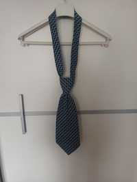 Krawat niebieski we wzór Commodore
