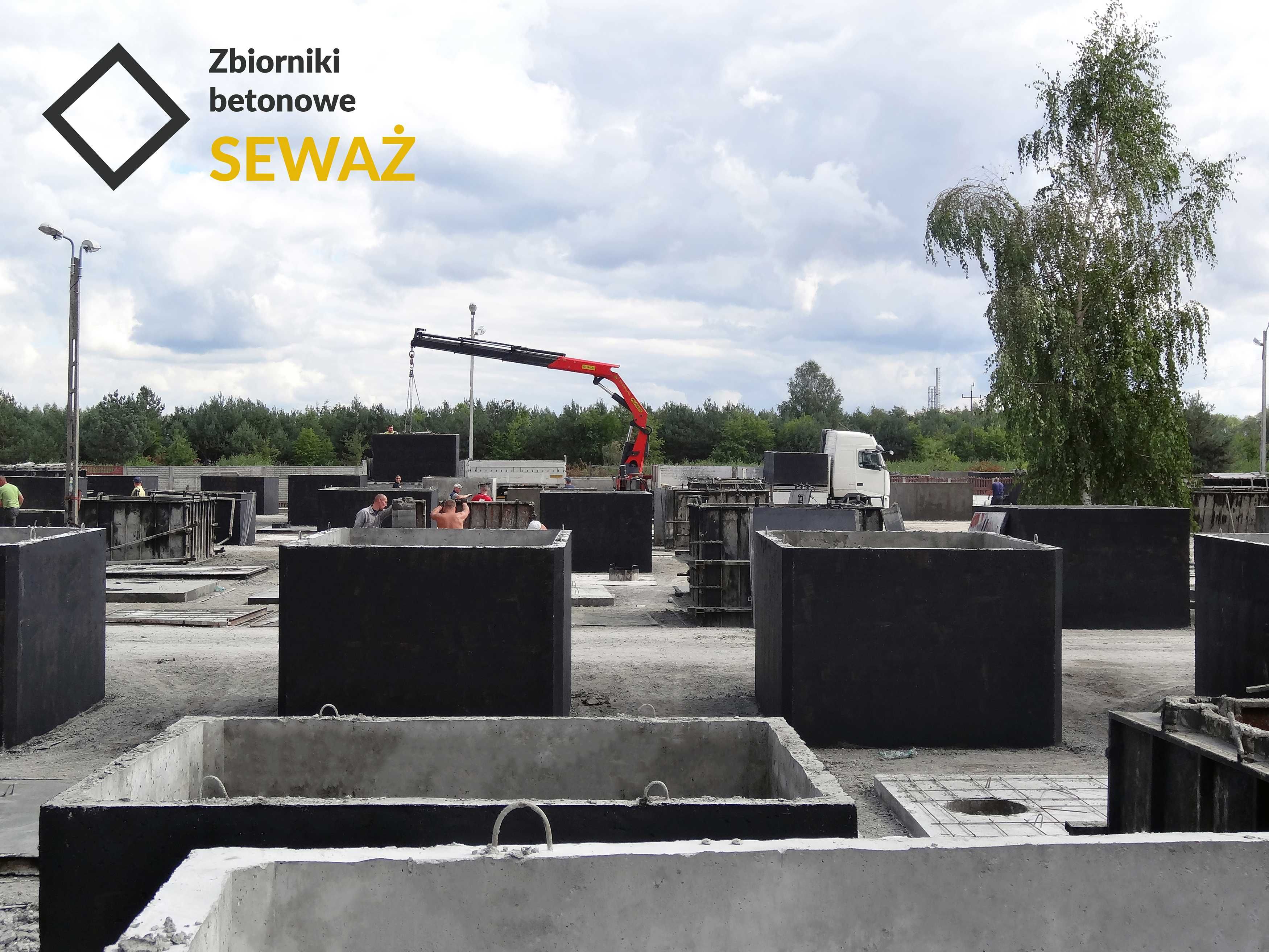 Zbiornik betonowy /Szambo betonowe na ścieki 10m3 -Kujawsko-Pomorskie