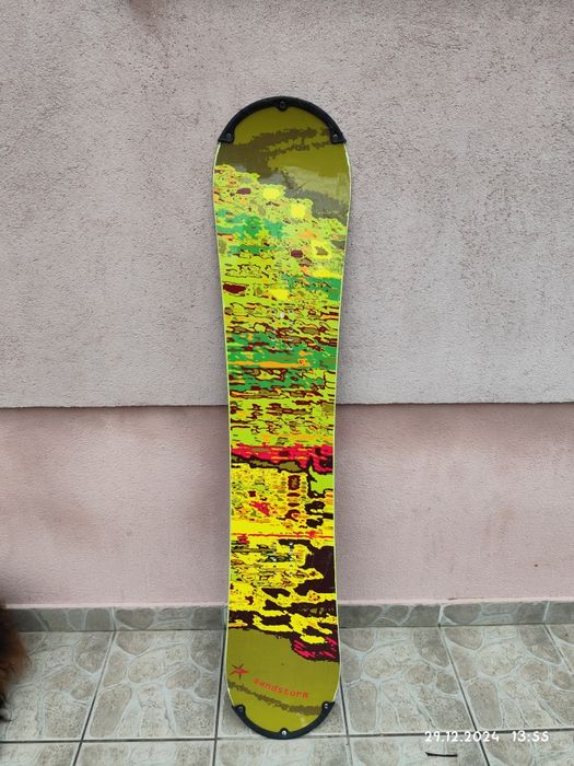 Deska snowboardowa snowboard sandstorm green 150 cm