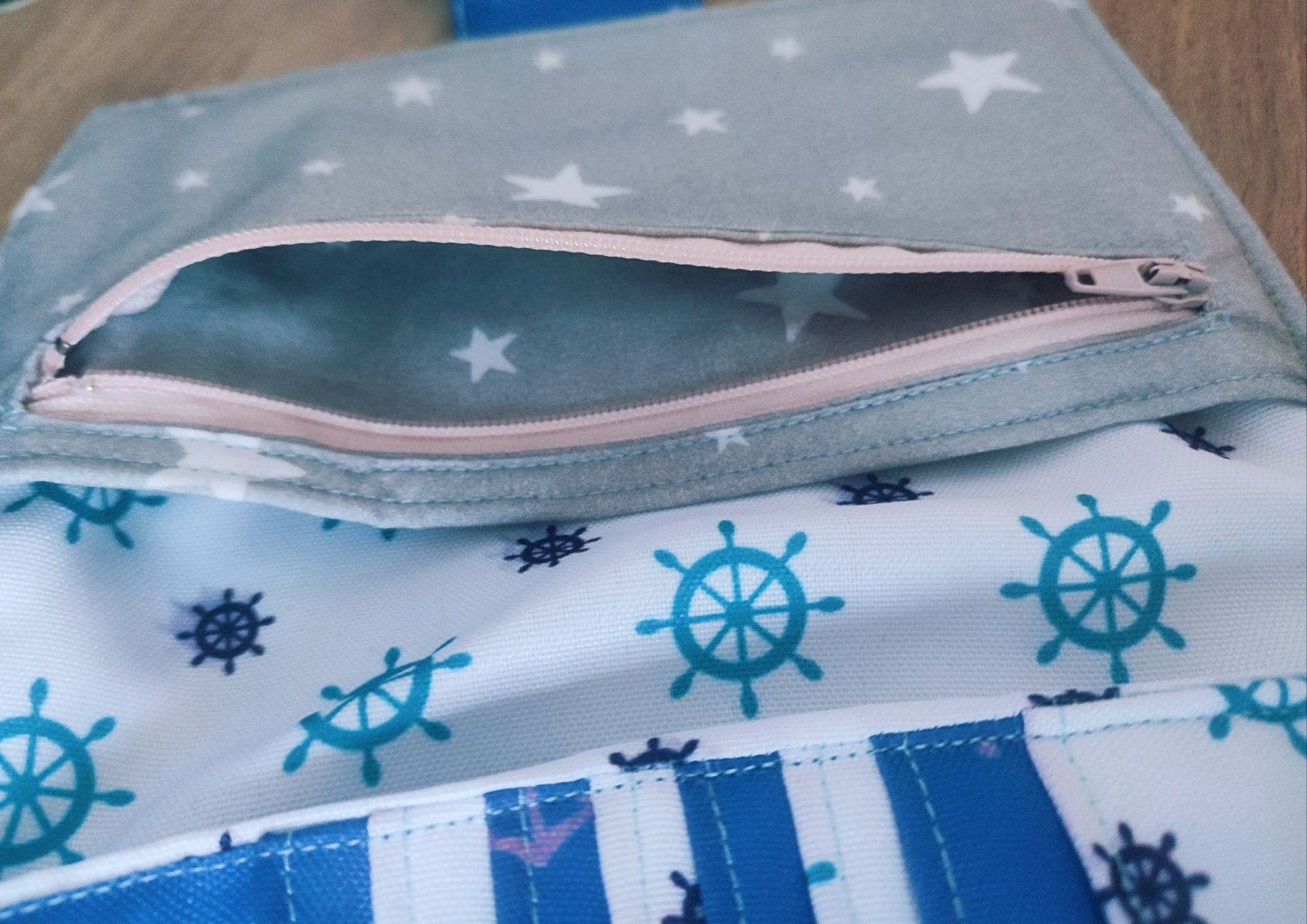 Etui podróżne 3 w 1, portfel, pokrowiec na telefon.