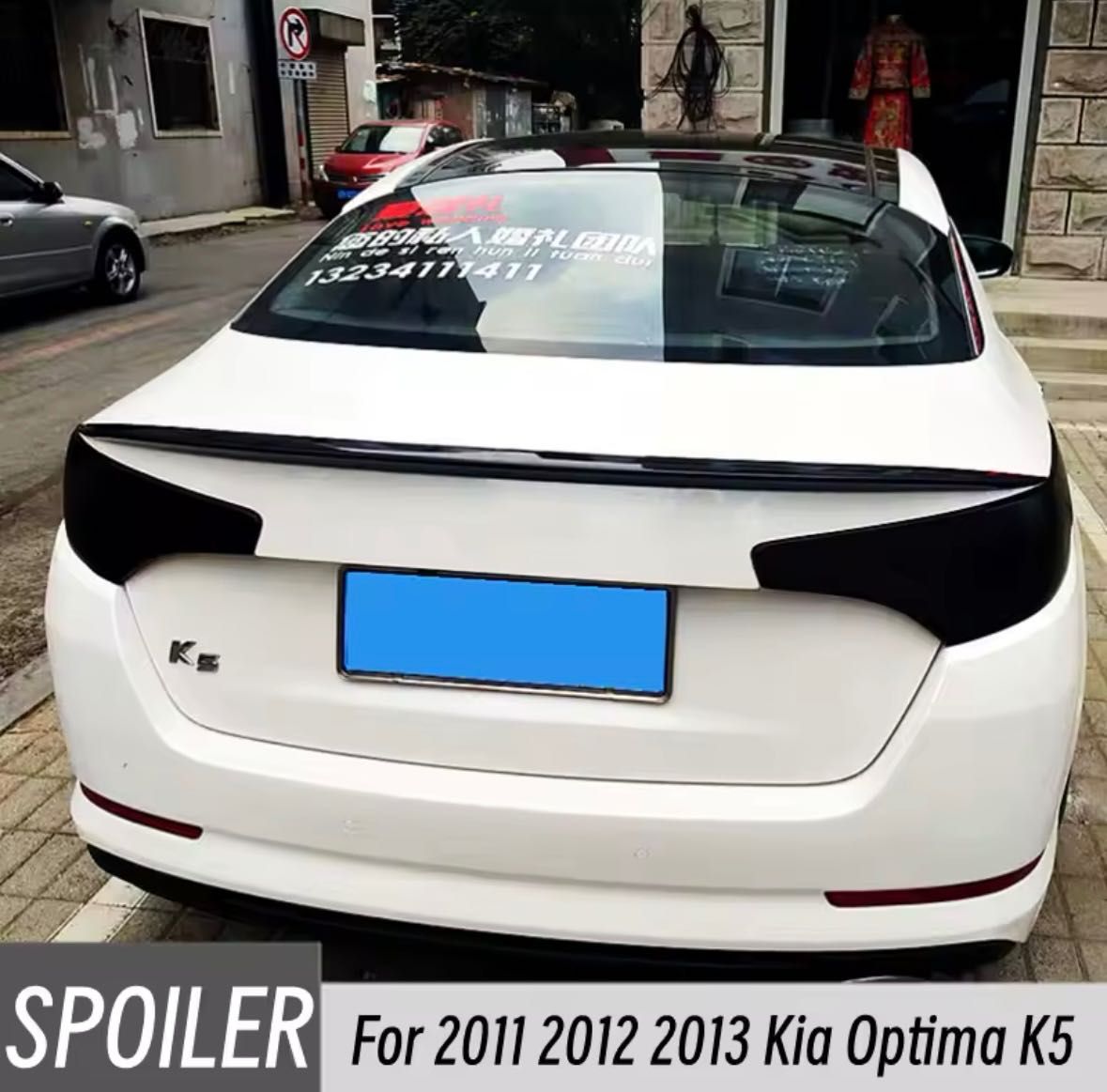 Спойлер KIA K5 накладка на багажник ляду бленда антикрыло киа к5