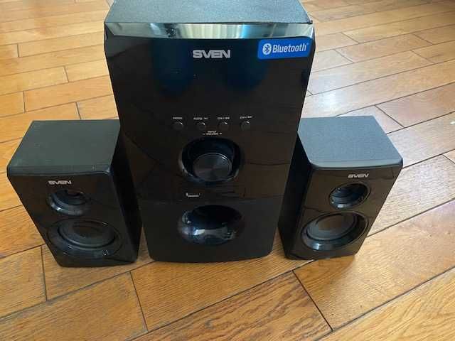 Miniwieża bluetooth SVEN MS-2050 z sobwooferem, dobry bas