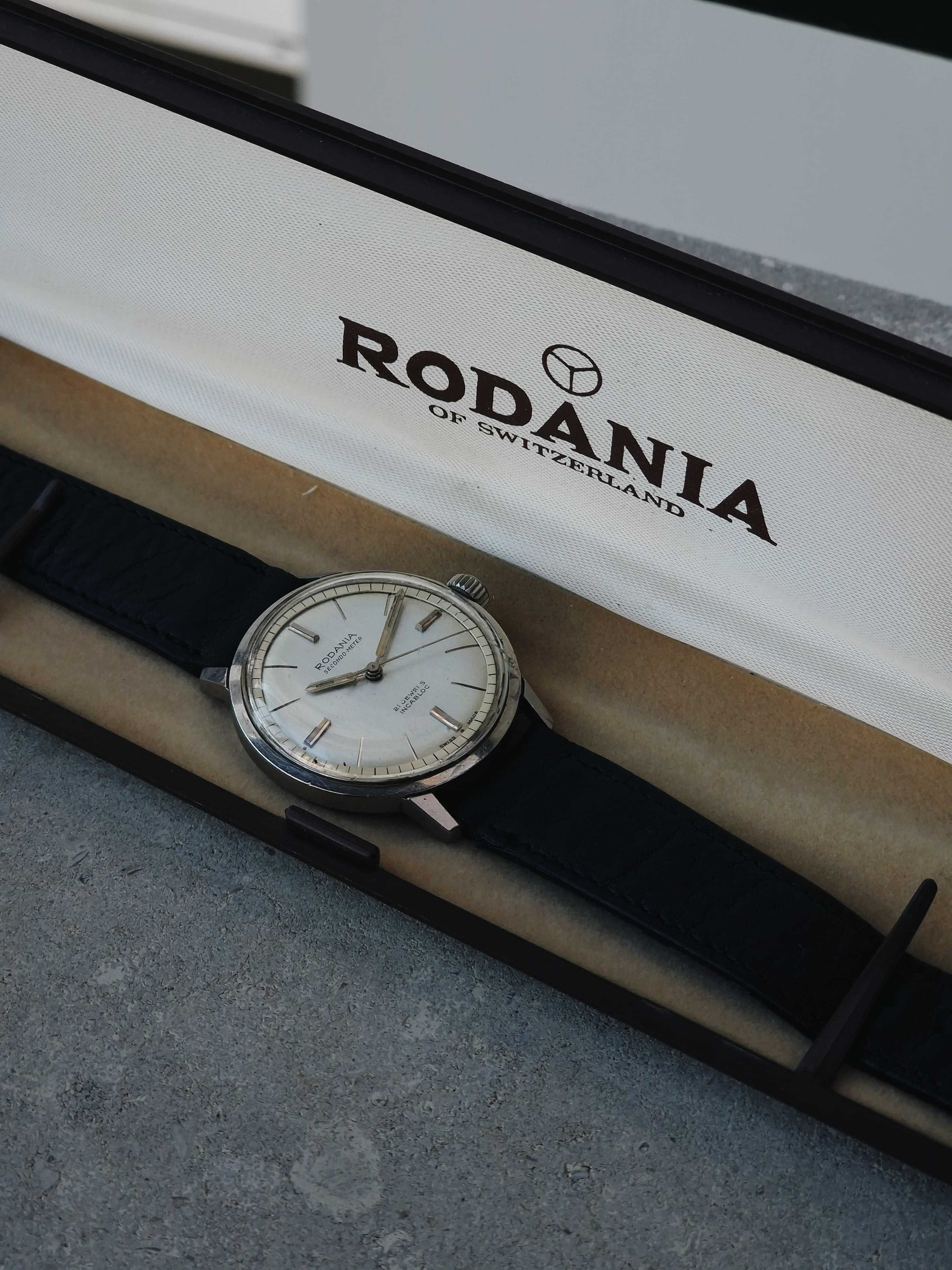 Rodania Secondo-Meter Calibre Felsa 4010 Com Caixa Original