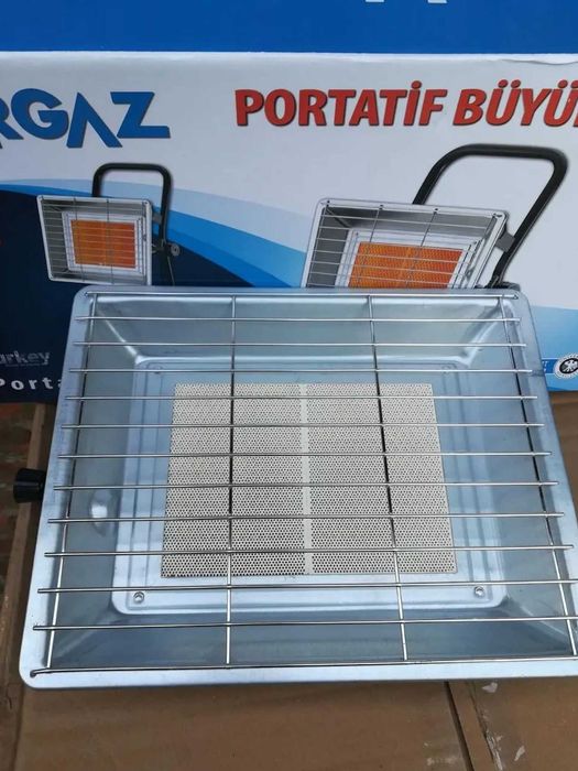 газовый обогреватель для больших комнат 3500 ватт с подставкой