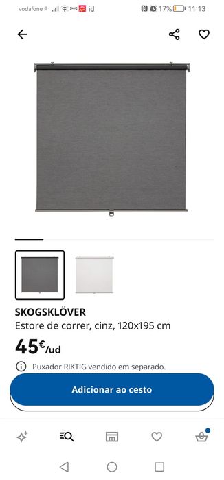 Estores IKEA 120x195 / para desocupar