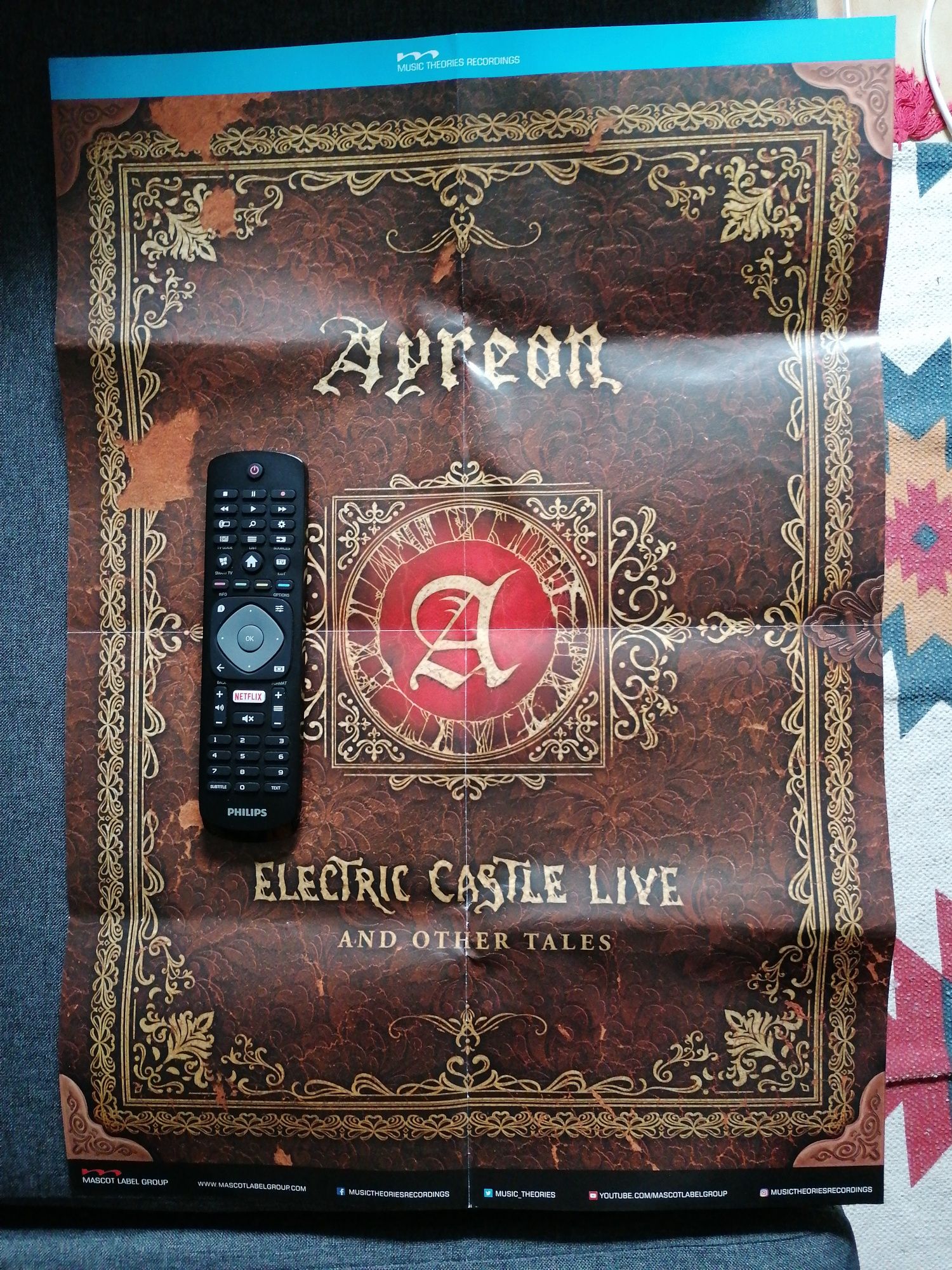 Poster oficial Ayreon Electric Castle Live