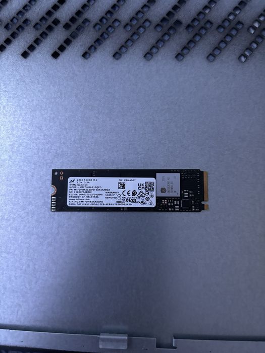 dysk ssd 512gb M.2 micron 2210