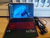 Używany laptop w stanie idealnym. Acer nitro 5 RTX 3050