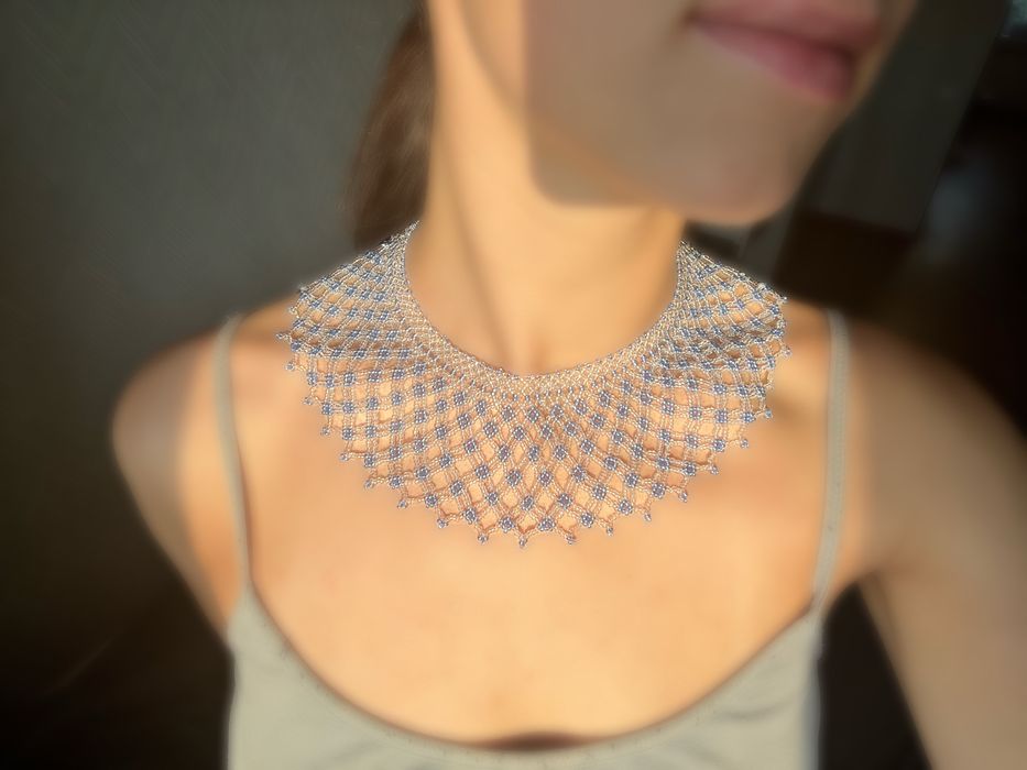 Силянка Мереживо, прозора, 37 см