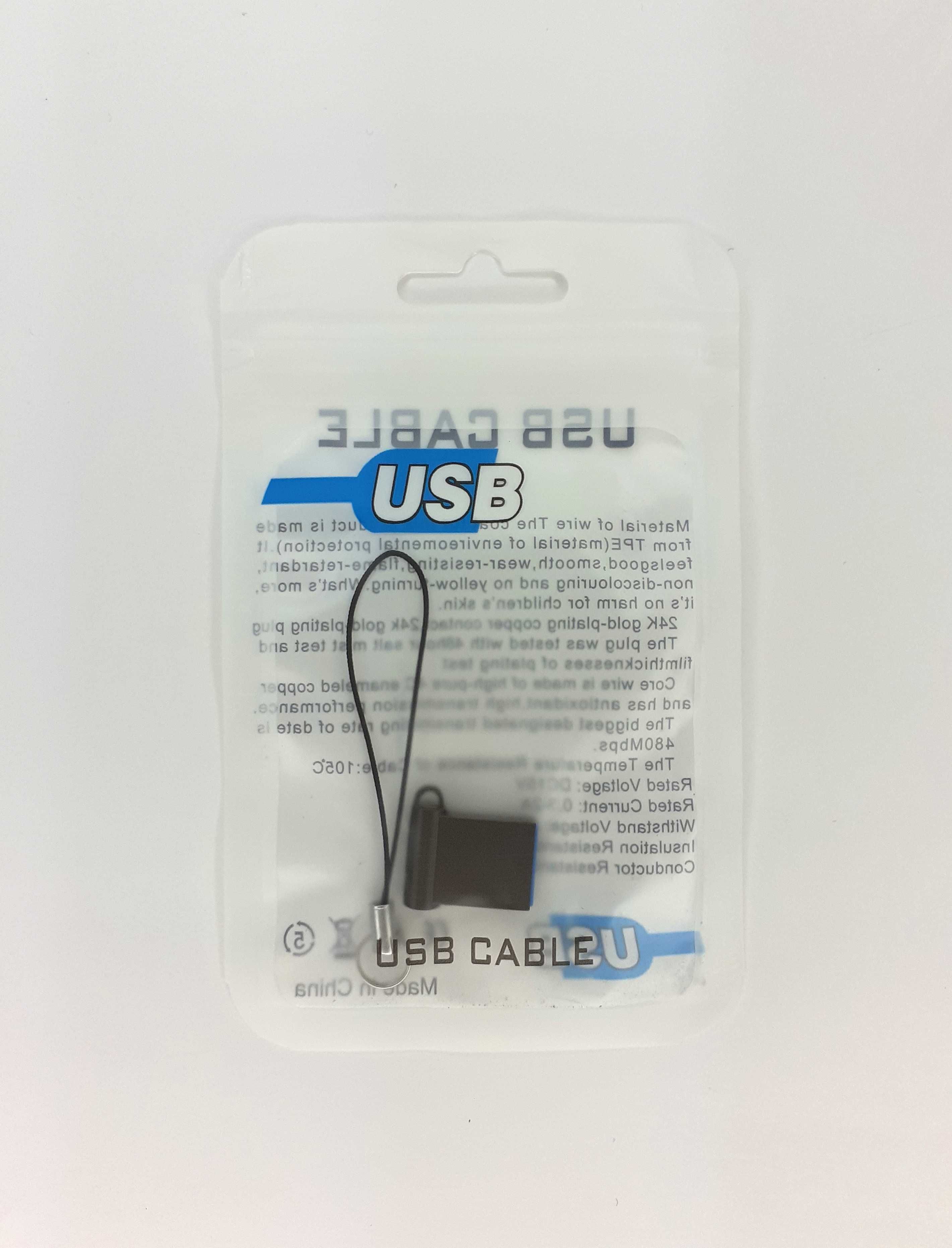 Czarny Mini Pendrive USB 128 GB szybki transfer kompaktowy