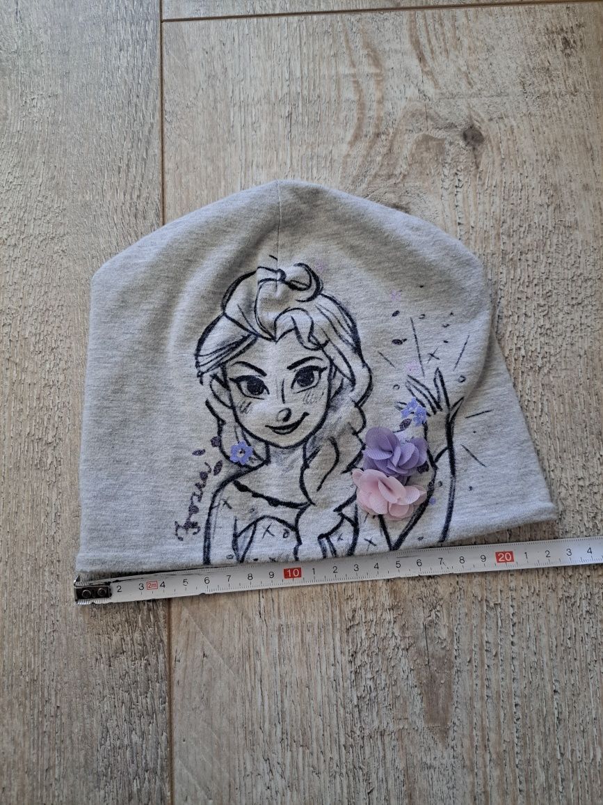 Czapki dziewczęce - Myszka Minnie,  Elza - 2 szt.