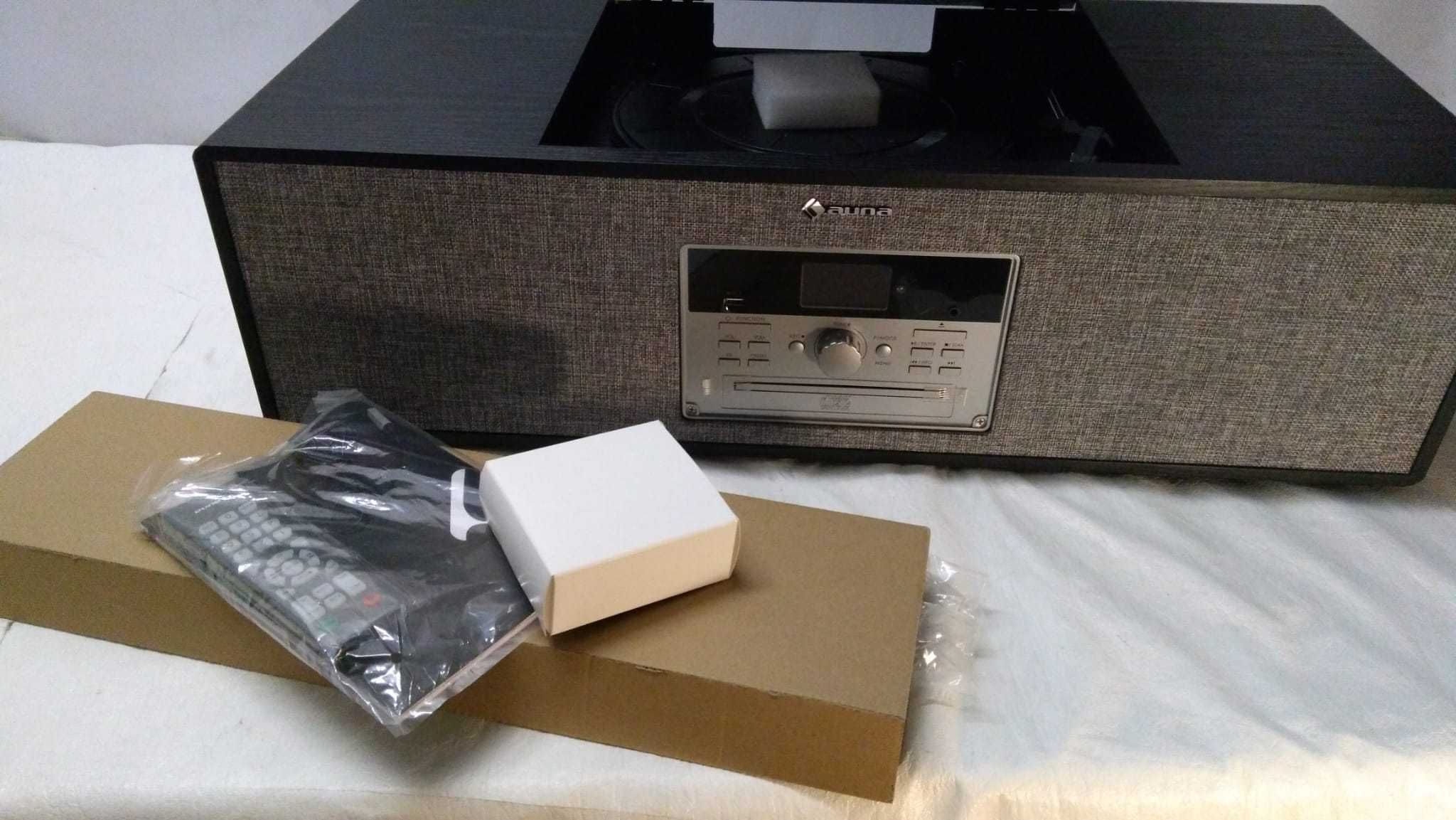 Wieża stereo z gramofonem Auna RETRO styl   G-126