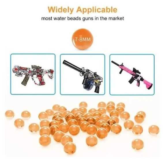 Гелевые шарики Орбиз 7-8 мм 9 тыс для NERF Pro Gelfire Gel Balls