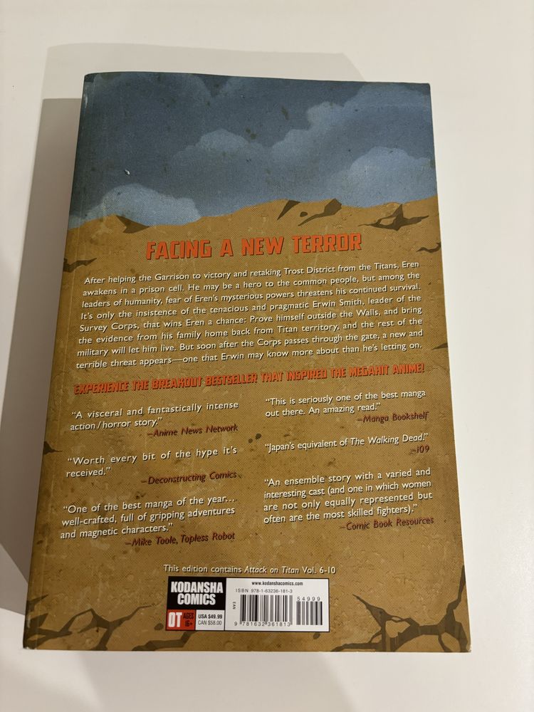 Mangá: “Attack On Titan” - Colossal Edition - 2.° volume