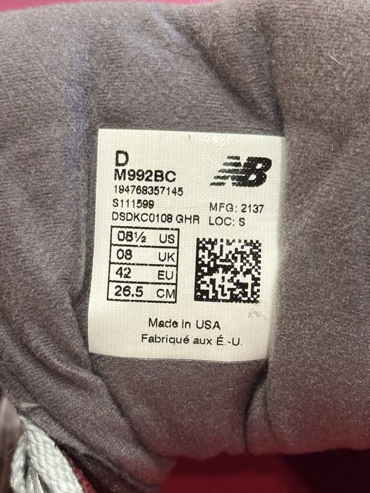 New Balance 992 grey multi (Розмір 41,5)