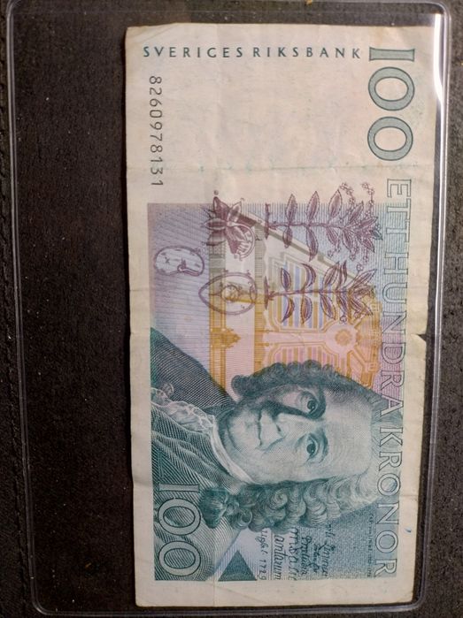 Szwecja 2 banknoty 100 koron