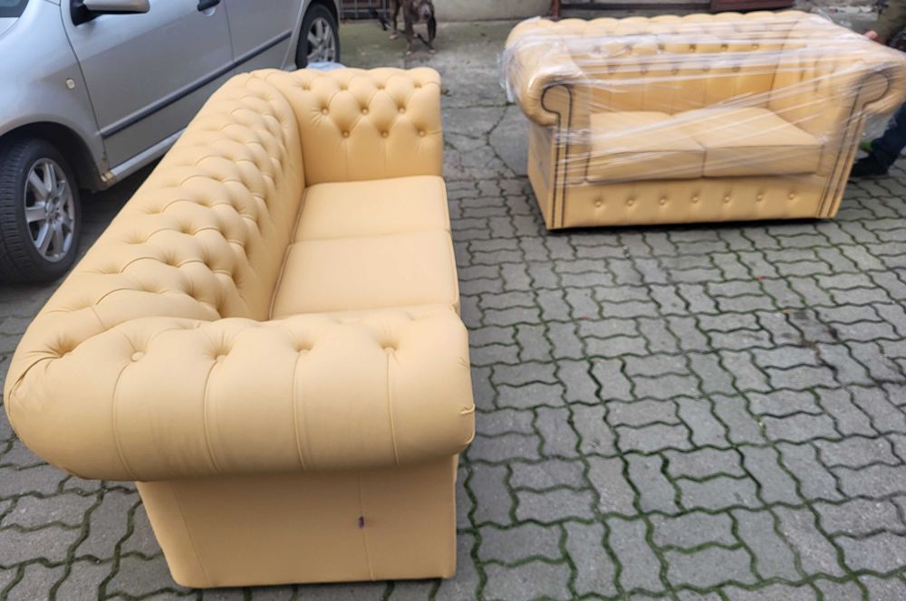 Chesterfield Classic włoska skóra naturalna
