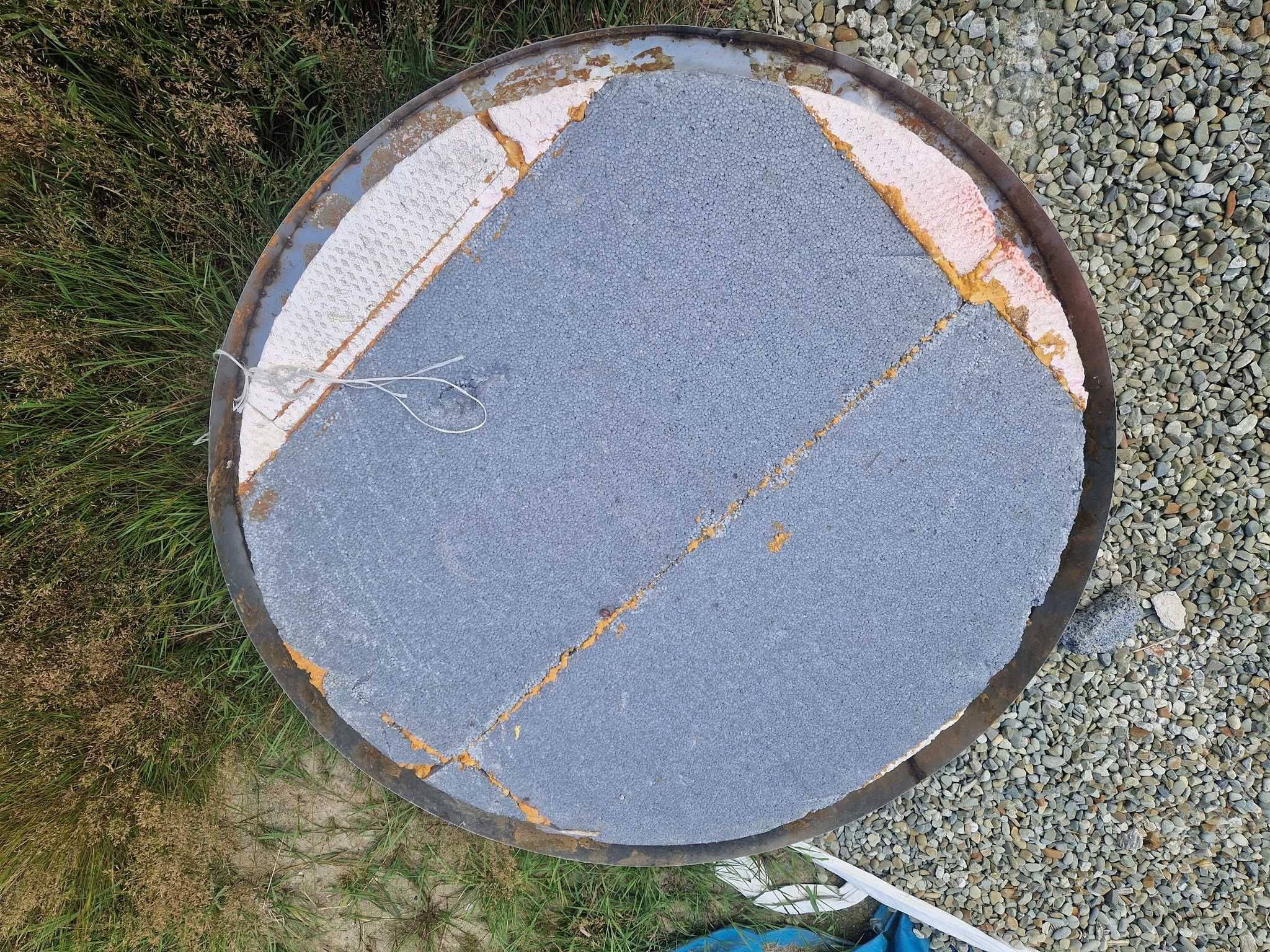 Właz stal nierdzewna do kanału studni obudowy rura 1000mm 100cm 1m