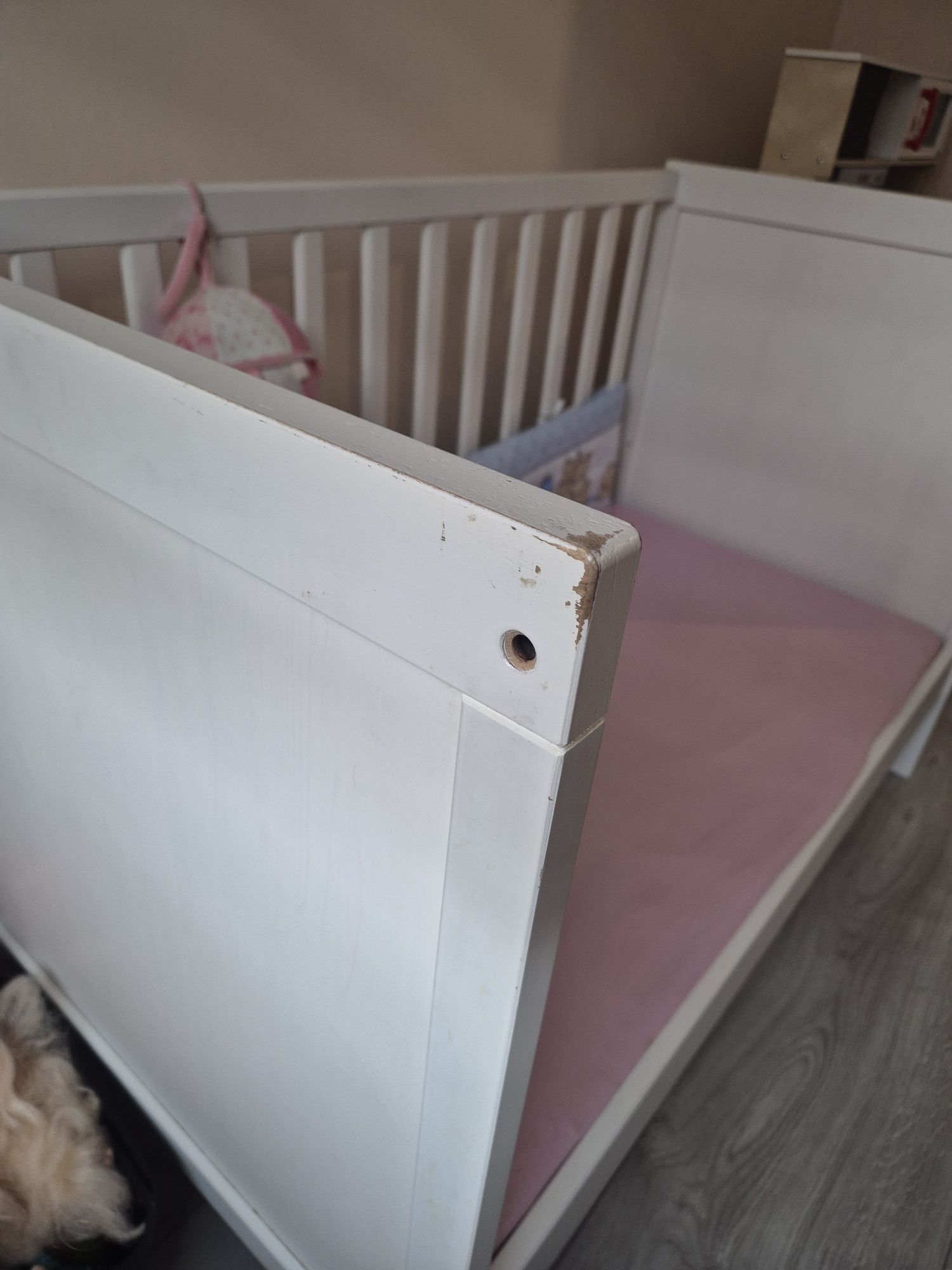 Łóżeczko ikea materac