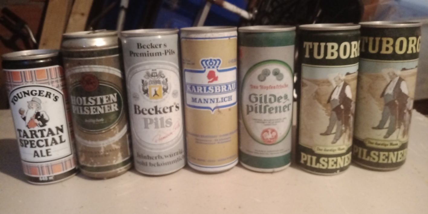 Latas de cerveija de coleçao dos anos 80/90 para venda ou troca