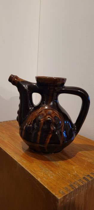 Ceramika czeska kamionka PRL Bulharsko sada Dzbanuszek Konewka PRL