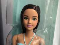 Lalka barbie syrenka piekna niebieski ogon