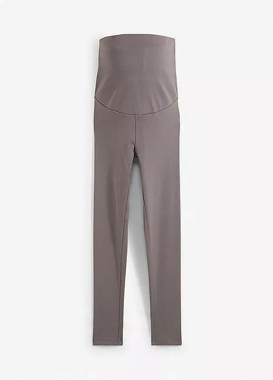 B.P.C legginsy ciążowe szare prążkowane r.44/46