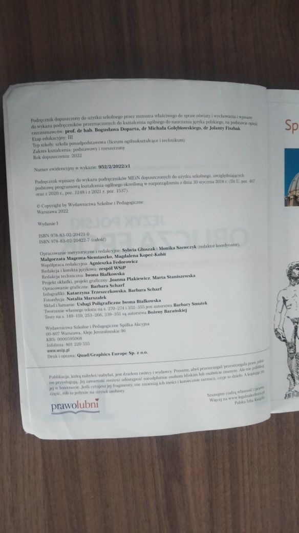 Język polski oblicza epok 1.1 i 1.2