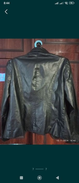 Кожаный пиджакРазмер Л