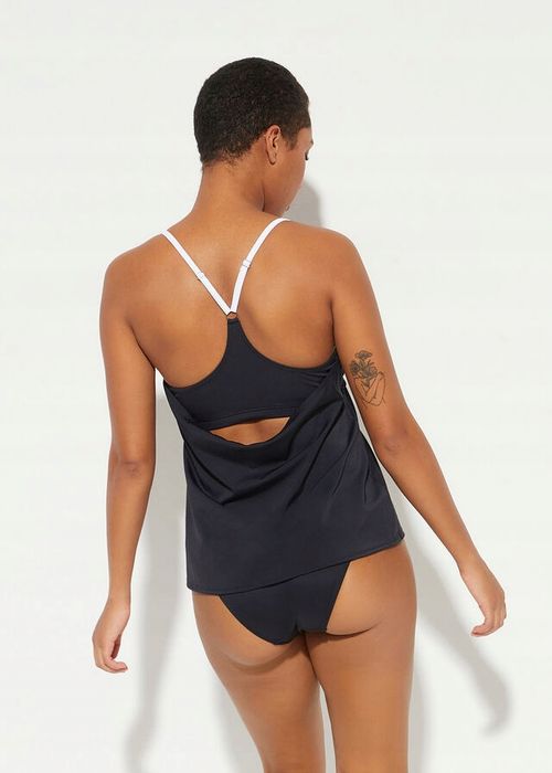 B.P.C top tankini czarny z napisem 44.