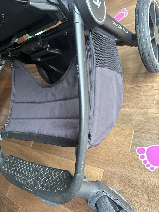 Muuvo Quick 4.0 Classic Black 2w1 spacerówka +gondola