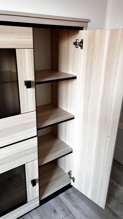 Witryna komoda dąb sonoma