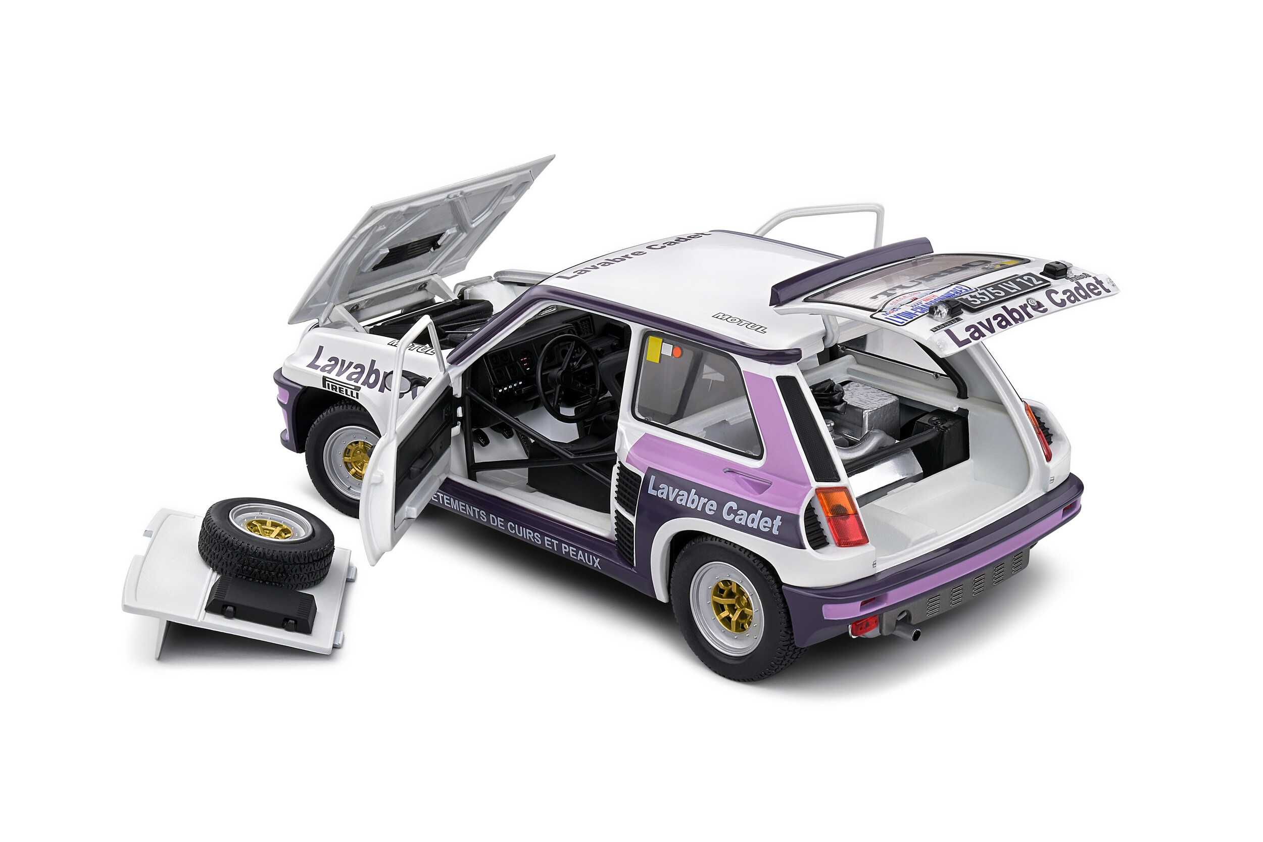 Renault 5 Turbo Rallye Lyon Charbonnière 1983 #14 Auriol Solido 1:18