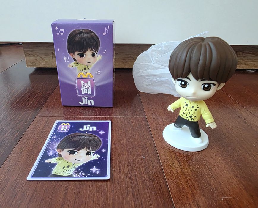 2 Brinquedos TinyTAN - Jin e RM