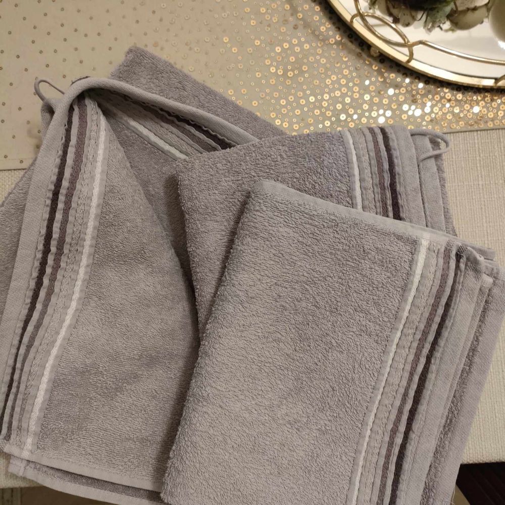 Home&you ręcznik fioletowy 70x130 50x90 gradient