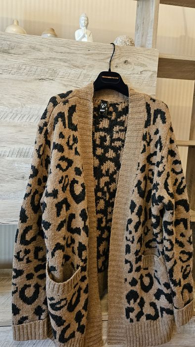 Кардиган з леопардовим принтом