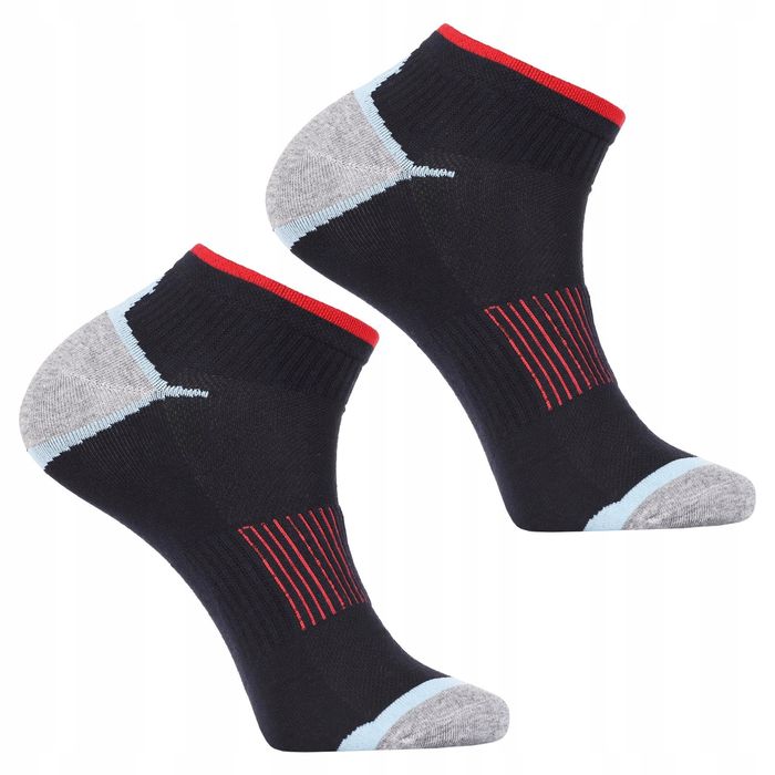 Stopki Skarpetki Męskie Bawełniane Skarpety Paski Moraj 3-Pary 43-45