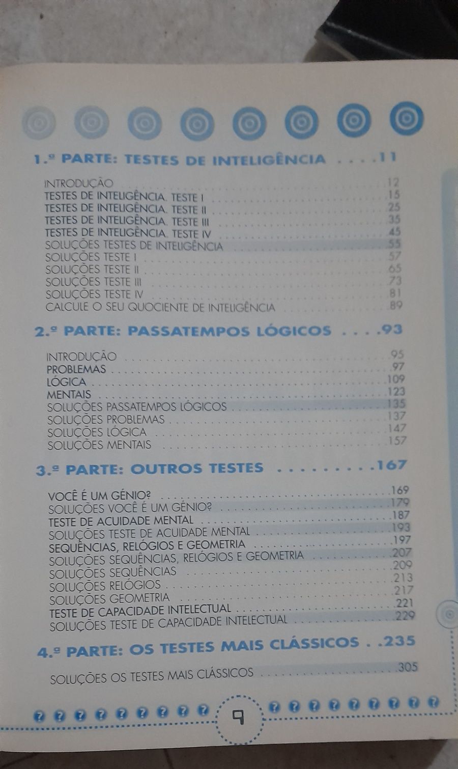 Livro 1000 testes e jogos de inteligência