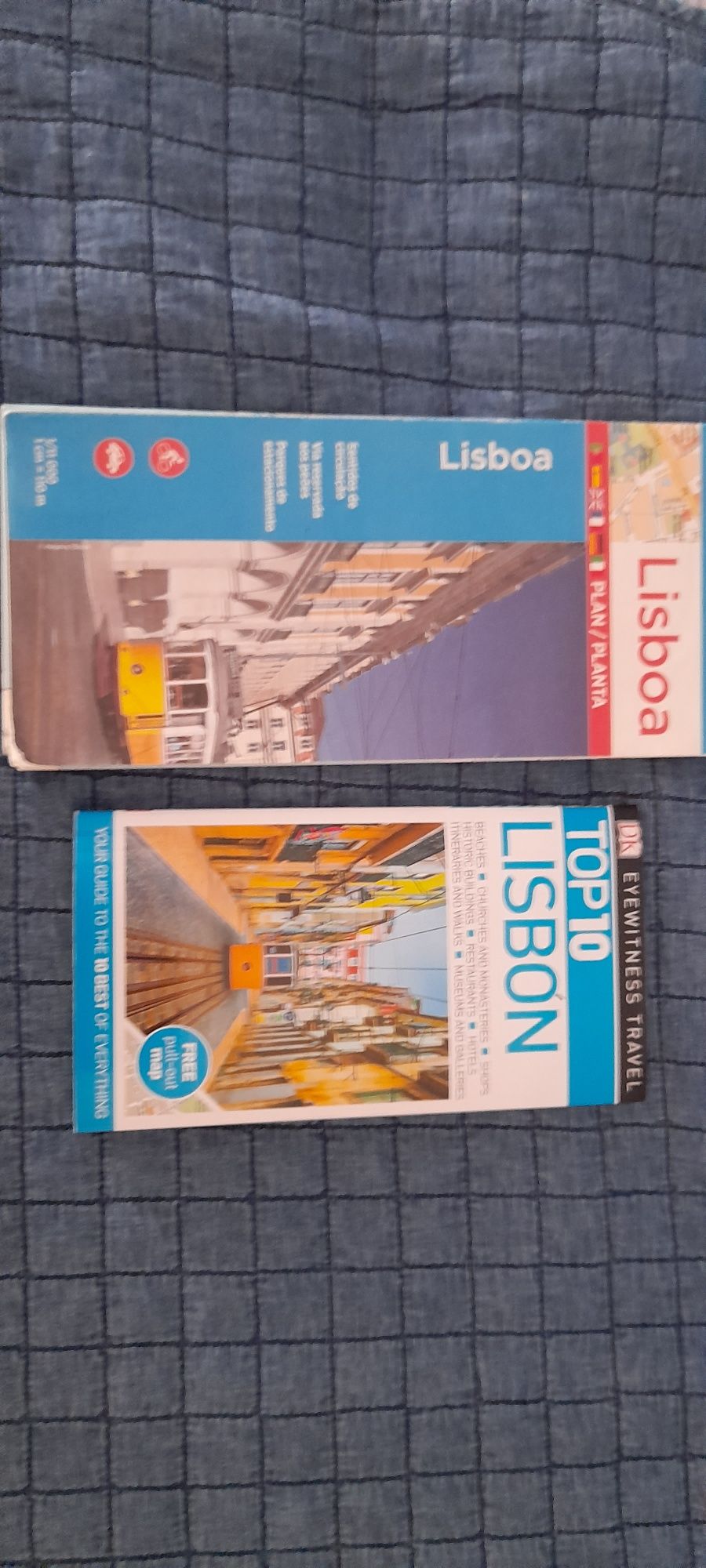 Guia e mapa de Lisboa em inglês