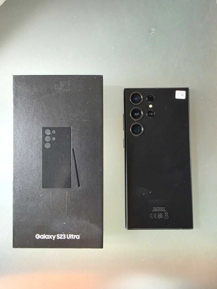 Samsung S23 Ultra 256Gb. Preto, desbloqueado. Estado novo sem riscos