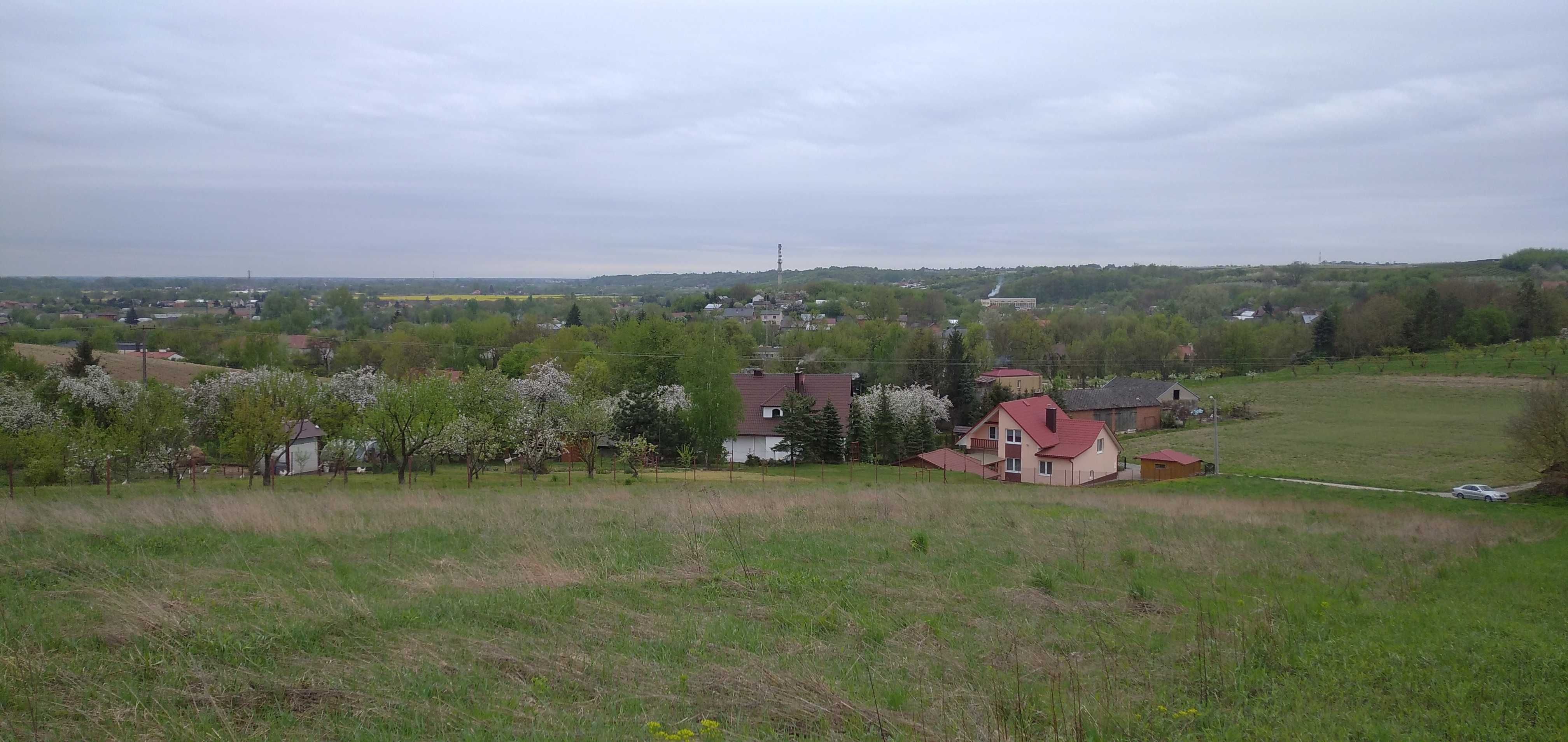 Działka panoramiczna rolna z warunkami zabudowy
